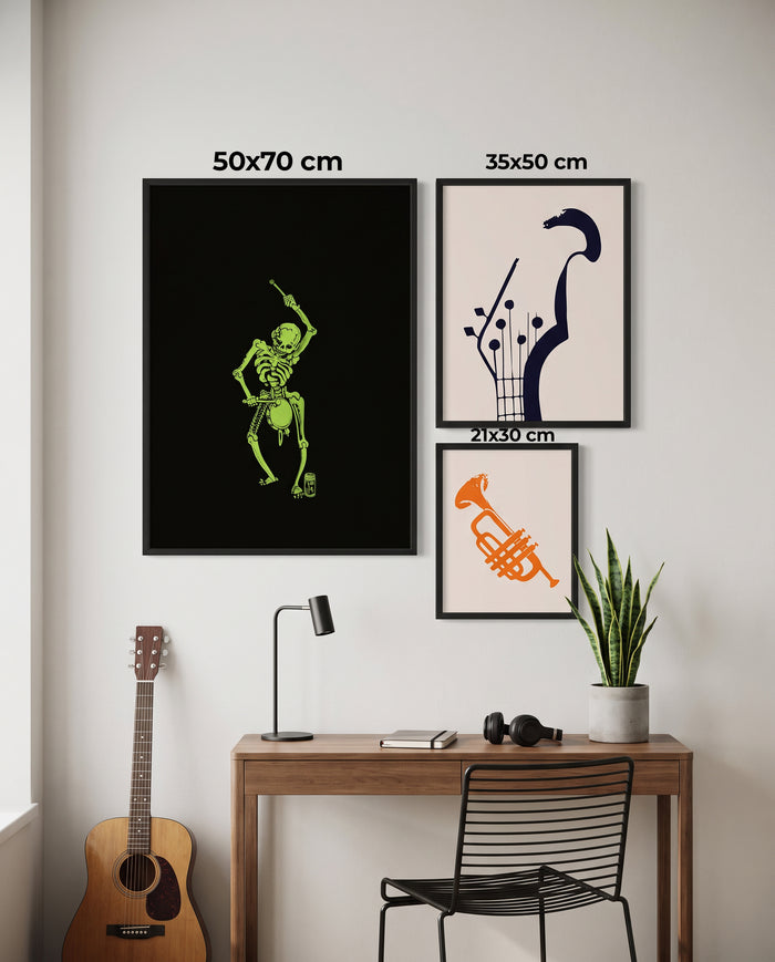 Minimalist 3'lü Poster Tablo Seti ölçüleri