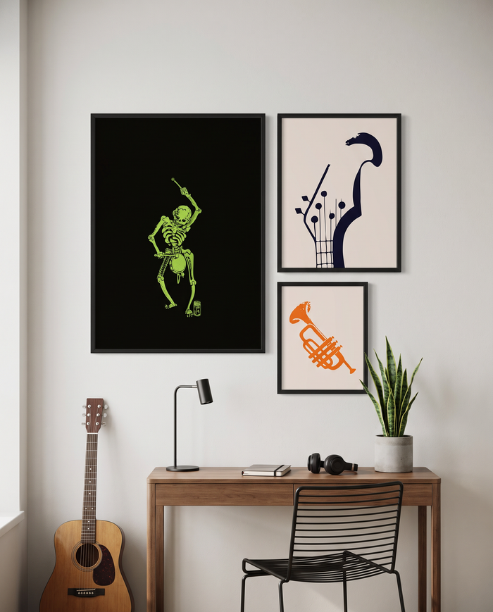 Minimalist 3'lü Poster Tablo Seti
