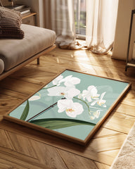 Mint Bloom Poster Tablosu