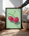Mint Cherry Poster Tablosu