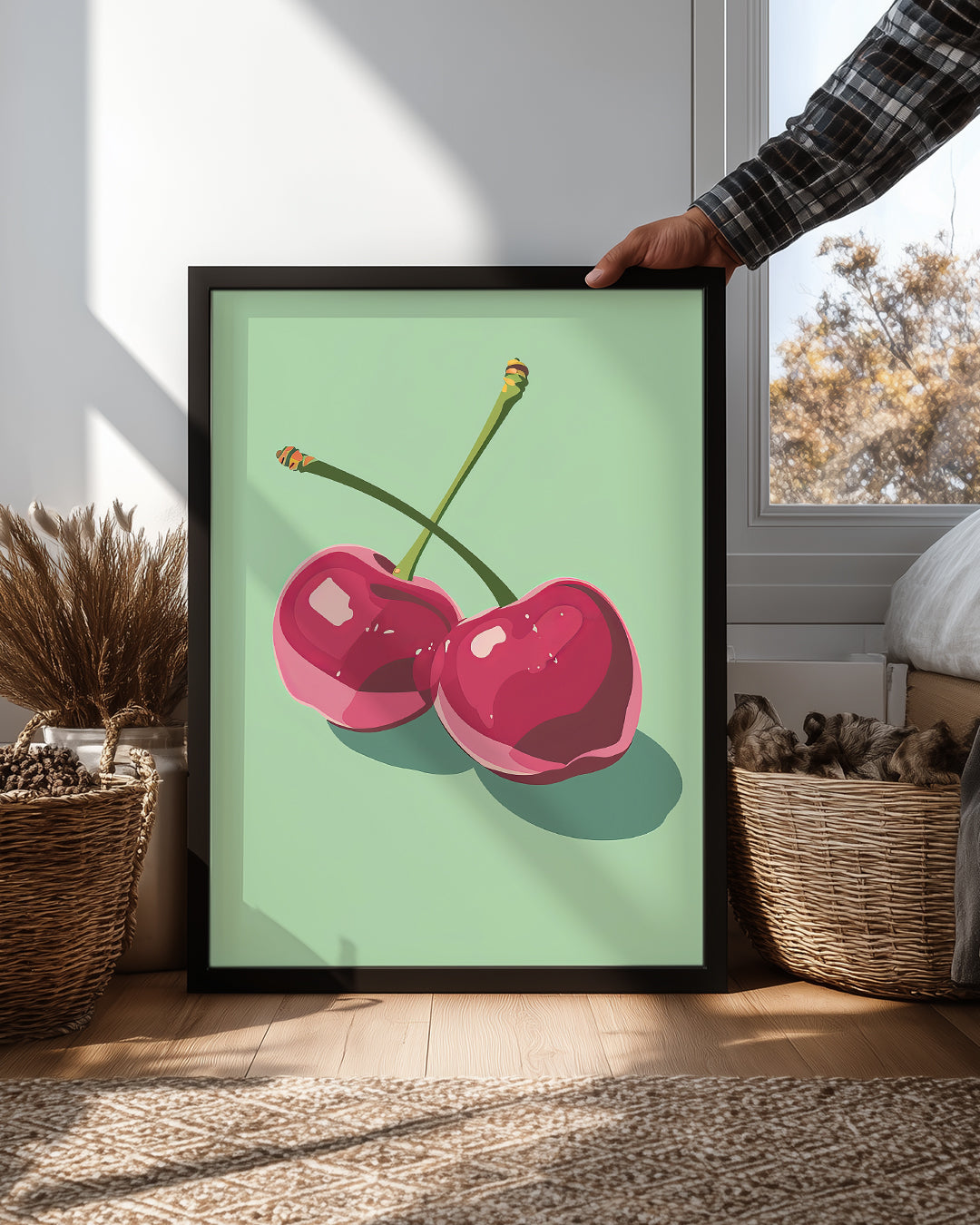 Mint Cherry Poster Tablosu