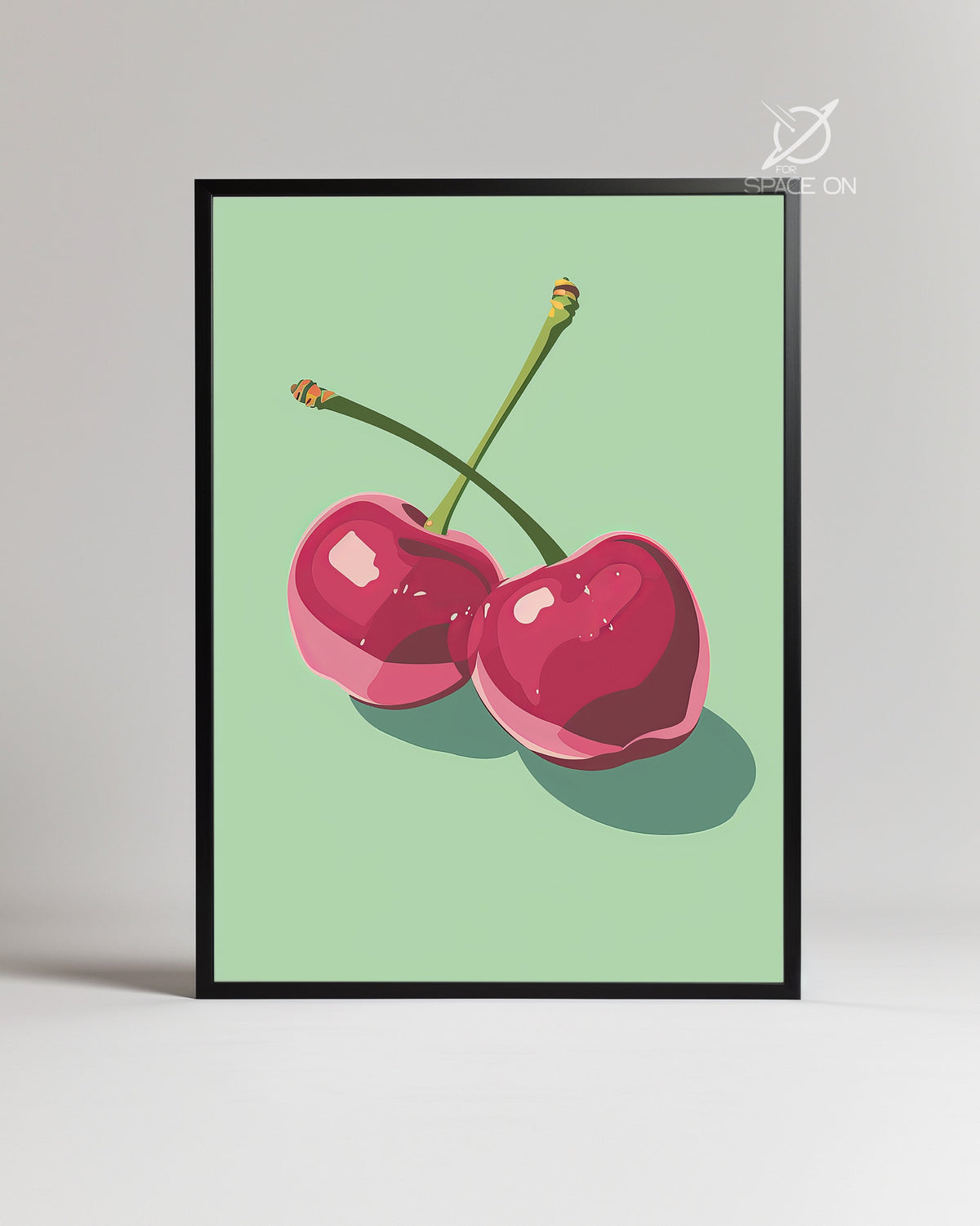 Mint Cherry Poster Tablosu