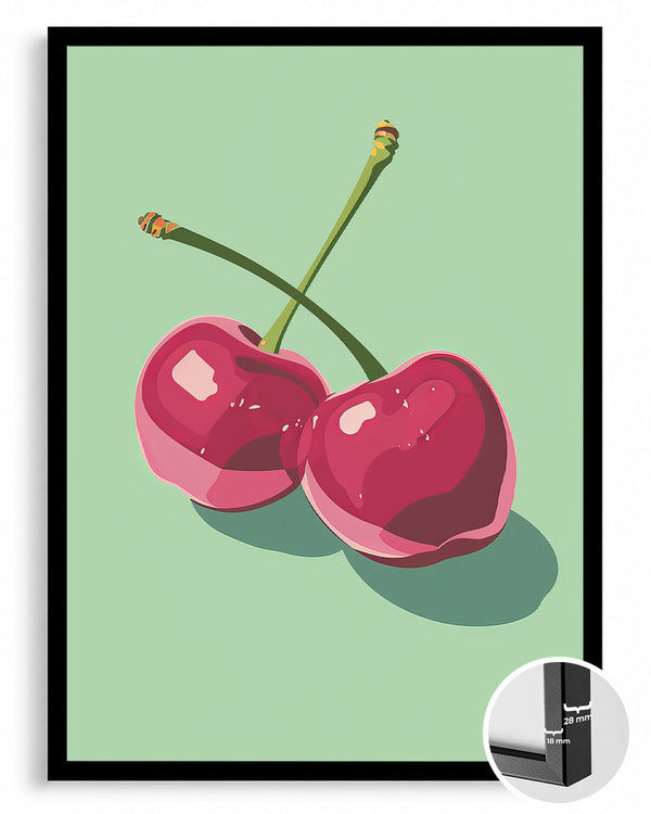 Mint Cherry Poster Tablosu