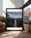 Misty Road Poster Tablosu