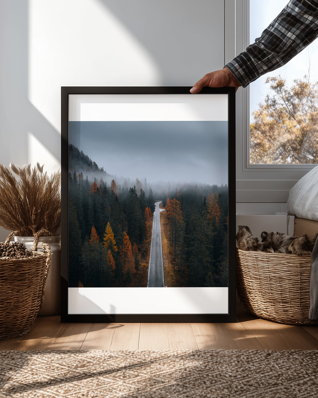 Misty Road Poster Tablosu