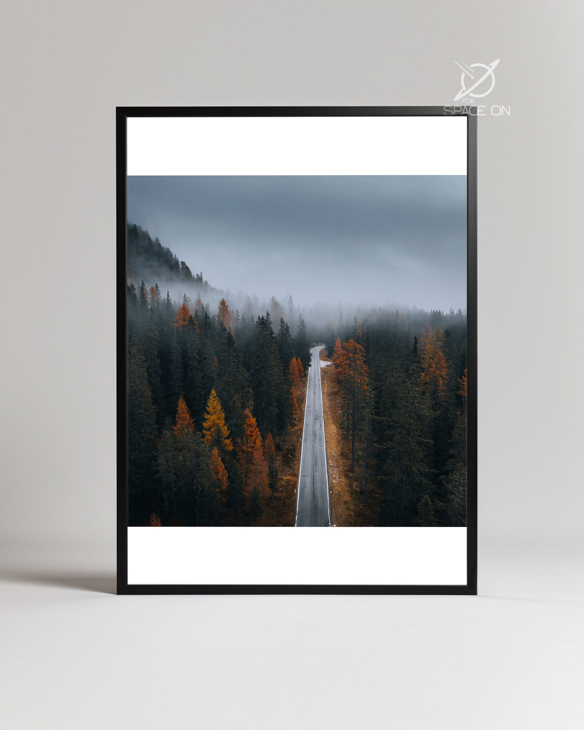 Misty Road Poster Tablosu