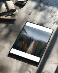 Misty Road Poster Tablosu