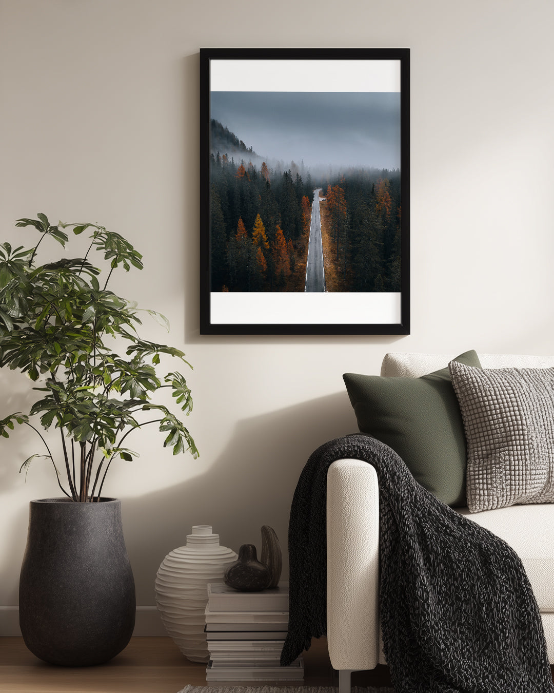 Misty Road Poster Tablosu