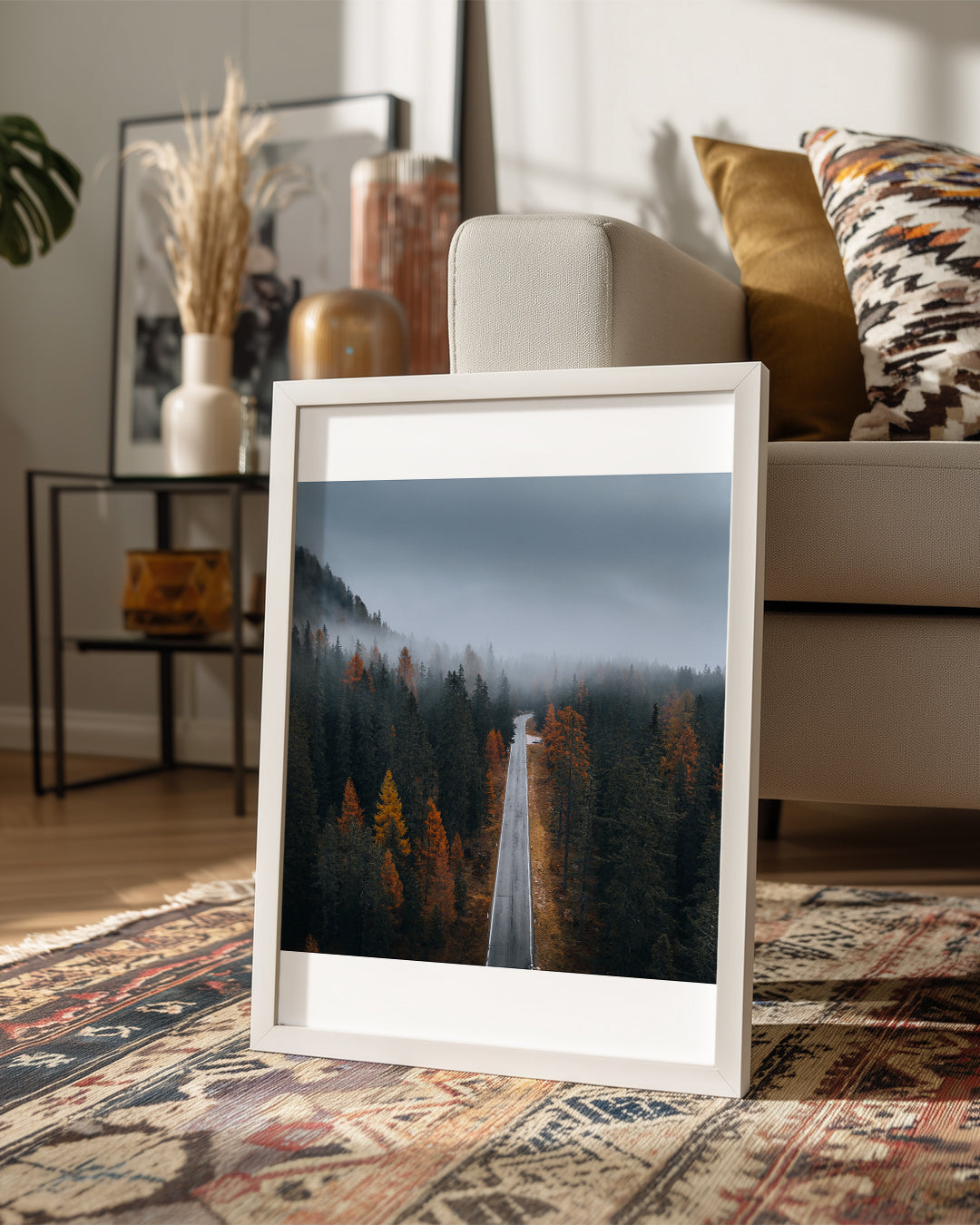 Misty Road Poster Tablosu