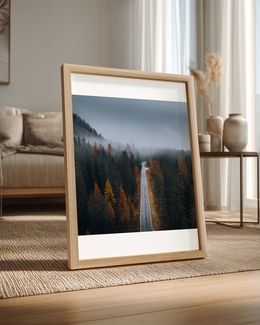 Misty Road Poster Tablosu
