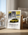 Mitsubishi Lancer Evo IX Poster Tablosu