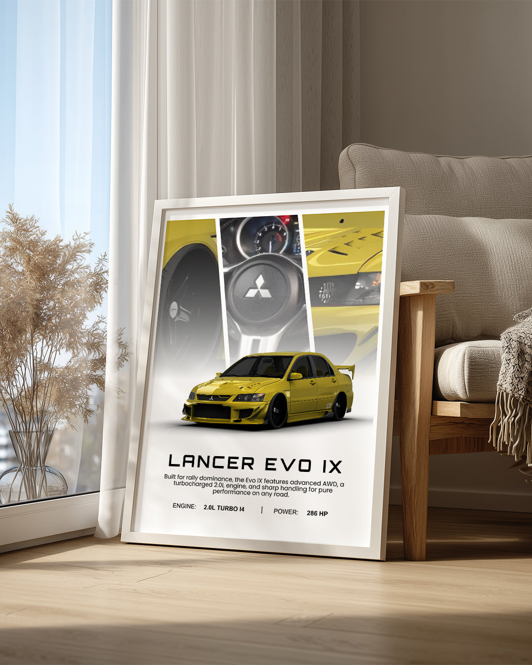 Mitsubishi Lancer Evo IX Poster Tablosu