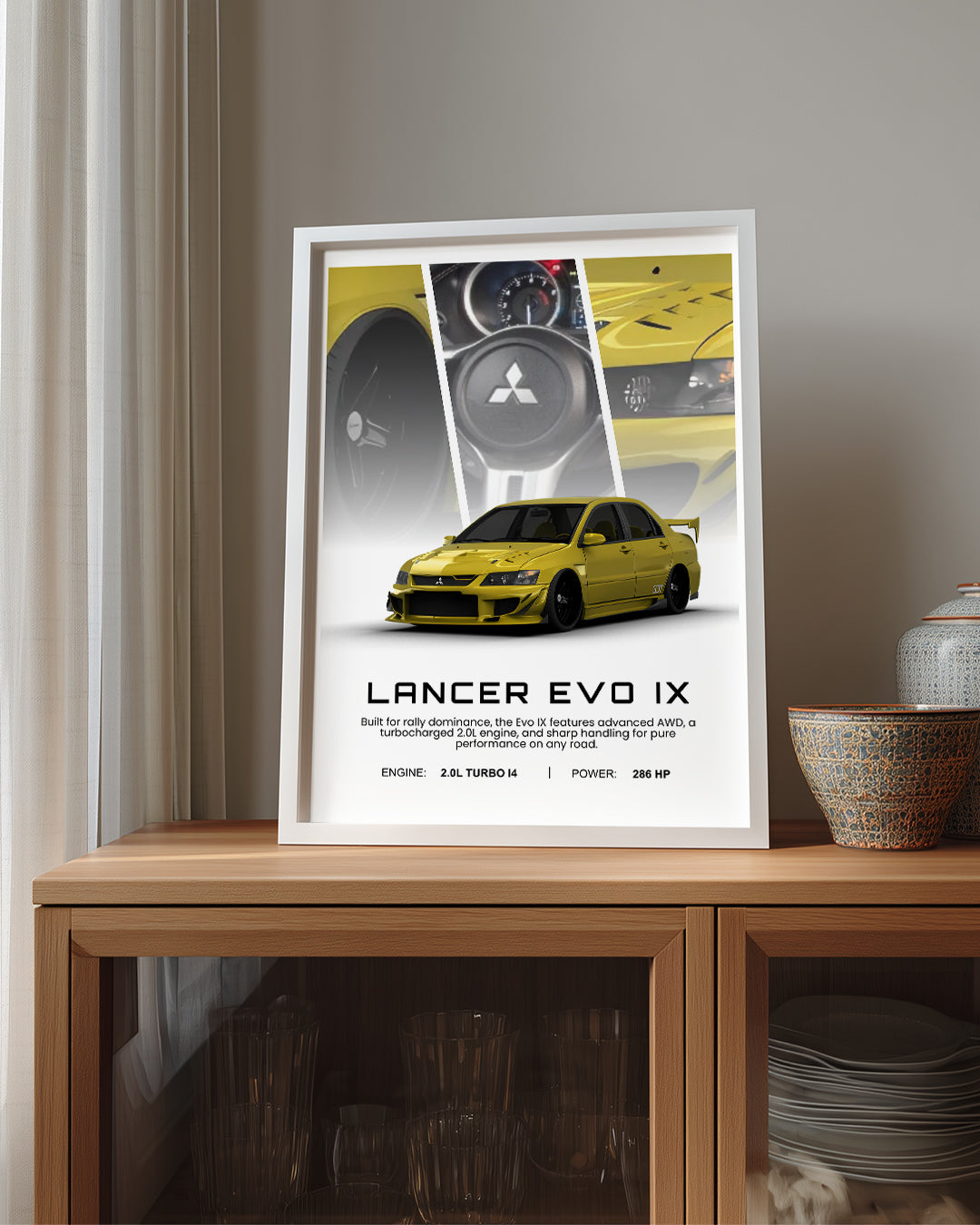 Mitsubishi Lancer Evo IX Poster Tablosu