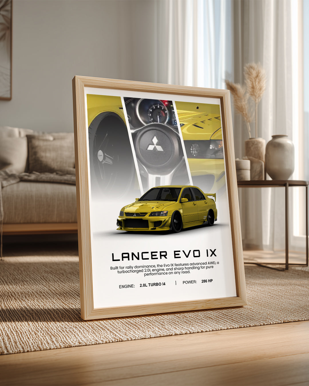 Mitsubishi Lancer Evo IX Poster Tablosu