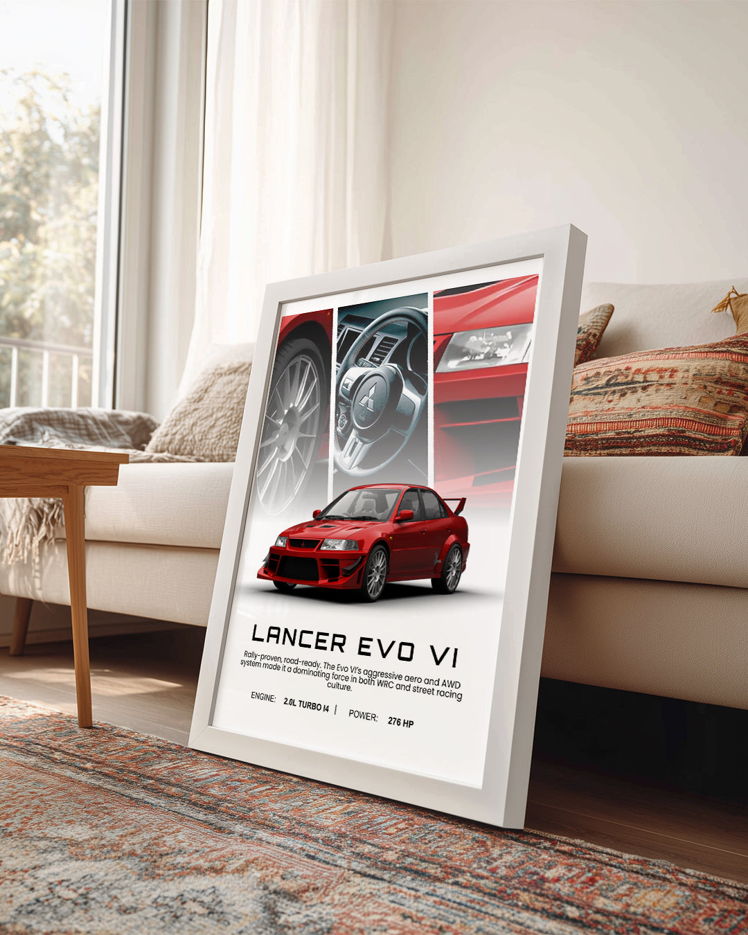 Mitsubishi Lancer Evo VI Poster Tablosu