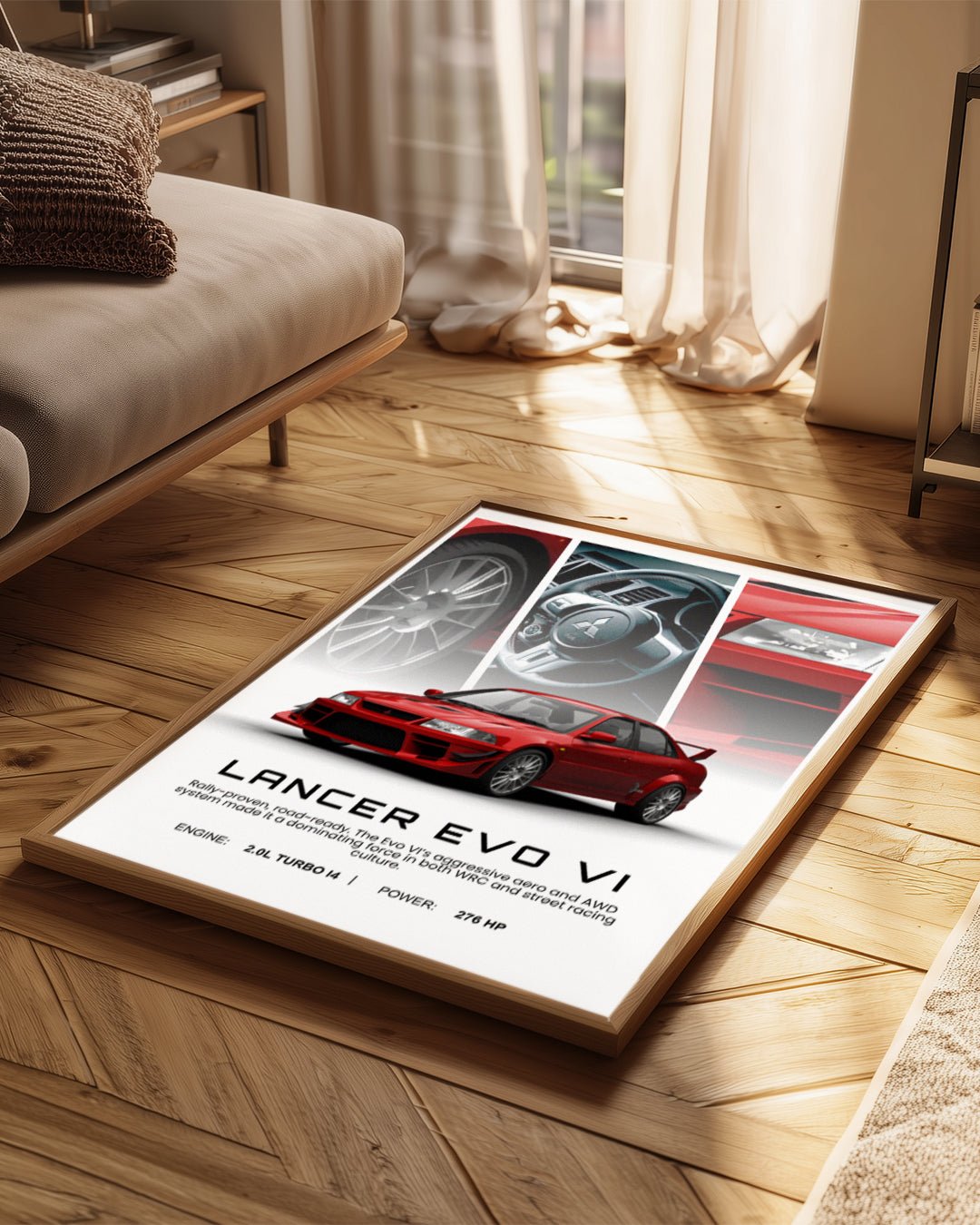 Mitsubishi Lancer Evo VI Poster Tablosu