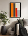 Modern Sanat Eseri - Renkli Geometrik Formlar Poster Tablosu