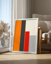 Modern Sanat Eseri - Renkli Geometrik Formlar Poster Tablosu