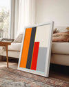 Modern Sanat Eseri - Renkli Geometrik Formlar Poster Tablosu