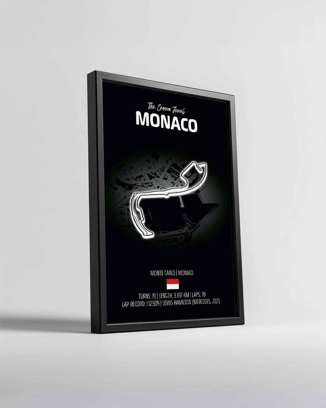 Monaco Poster Tablosu