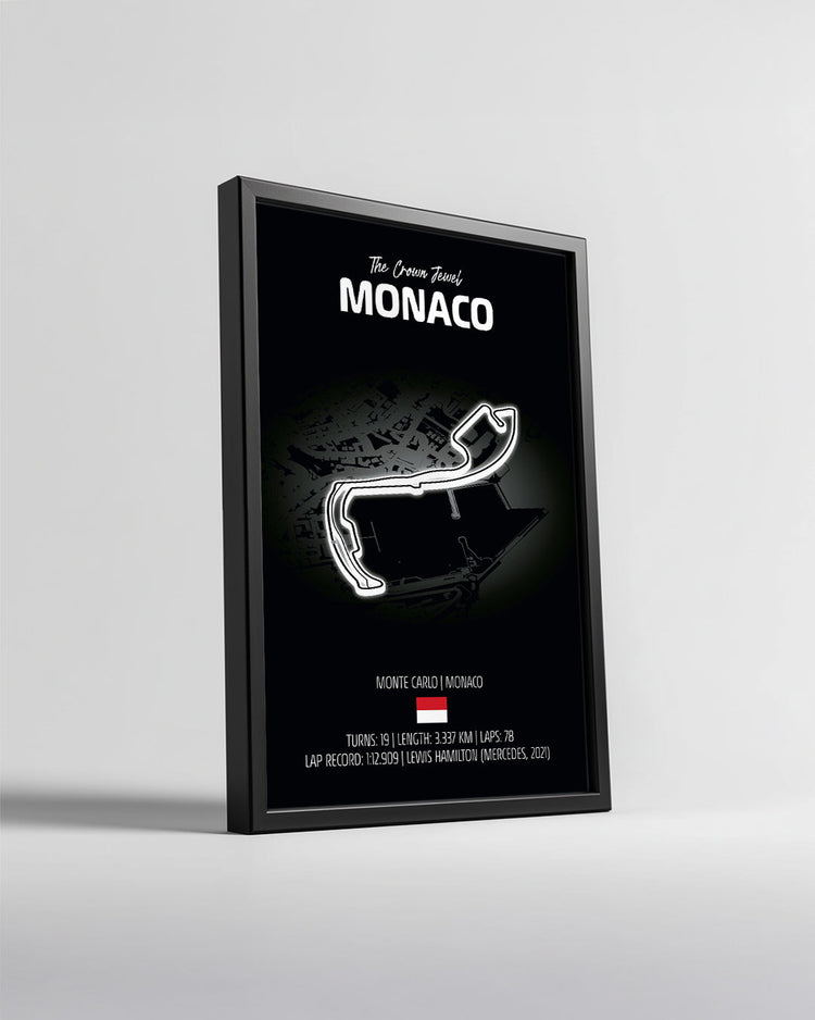 Monaco Poster Tablosu