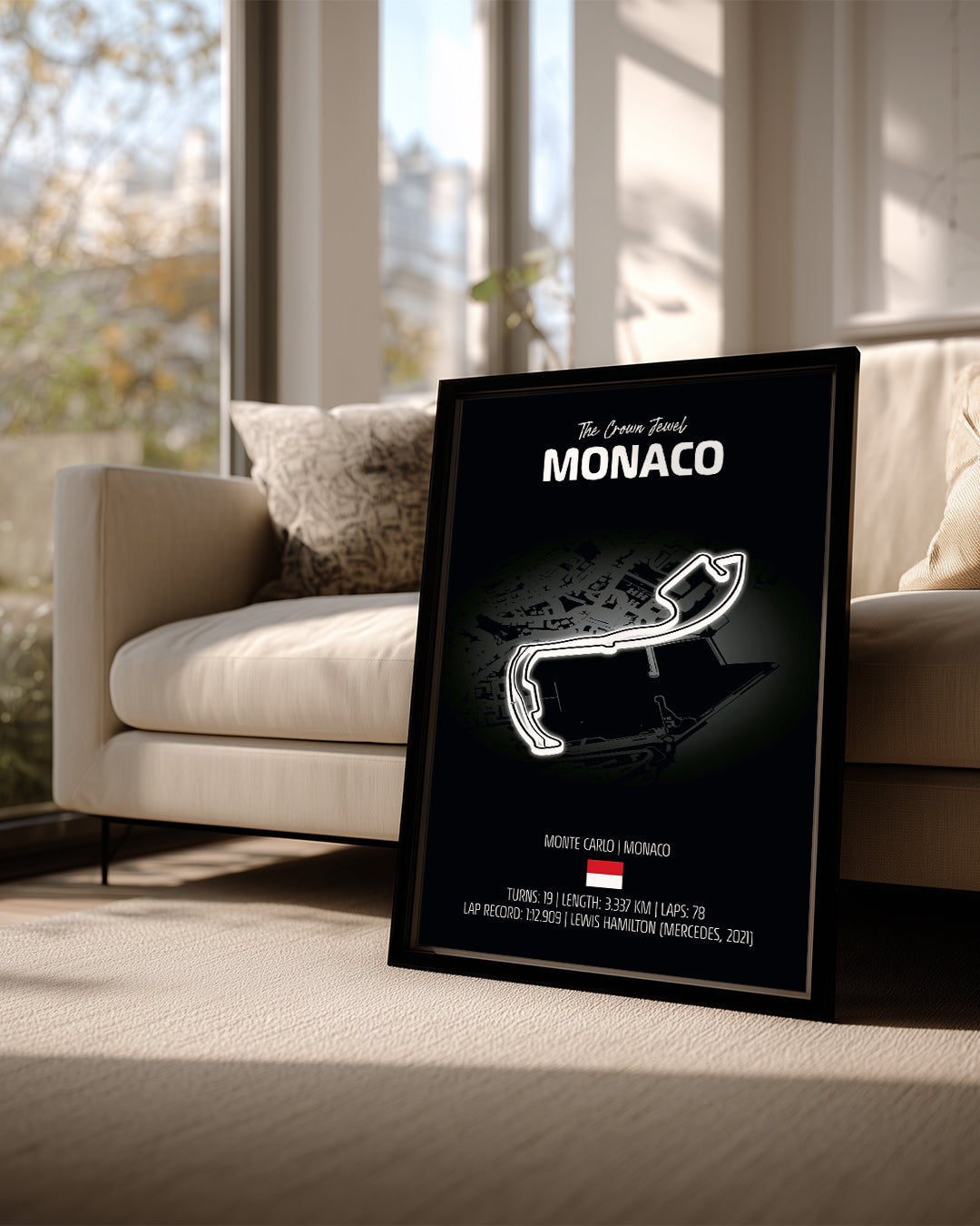 Monaco Poster Tablosu