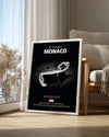 Monaco Poster Tablosu