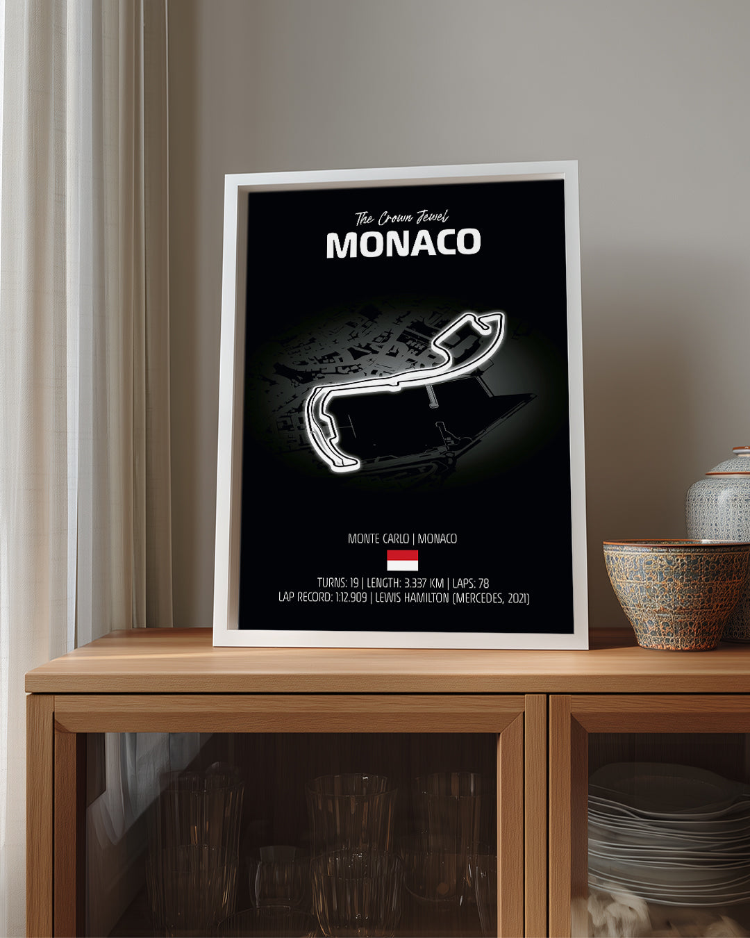 Monaco Poster Tablosu