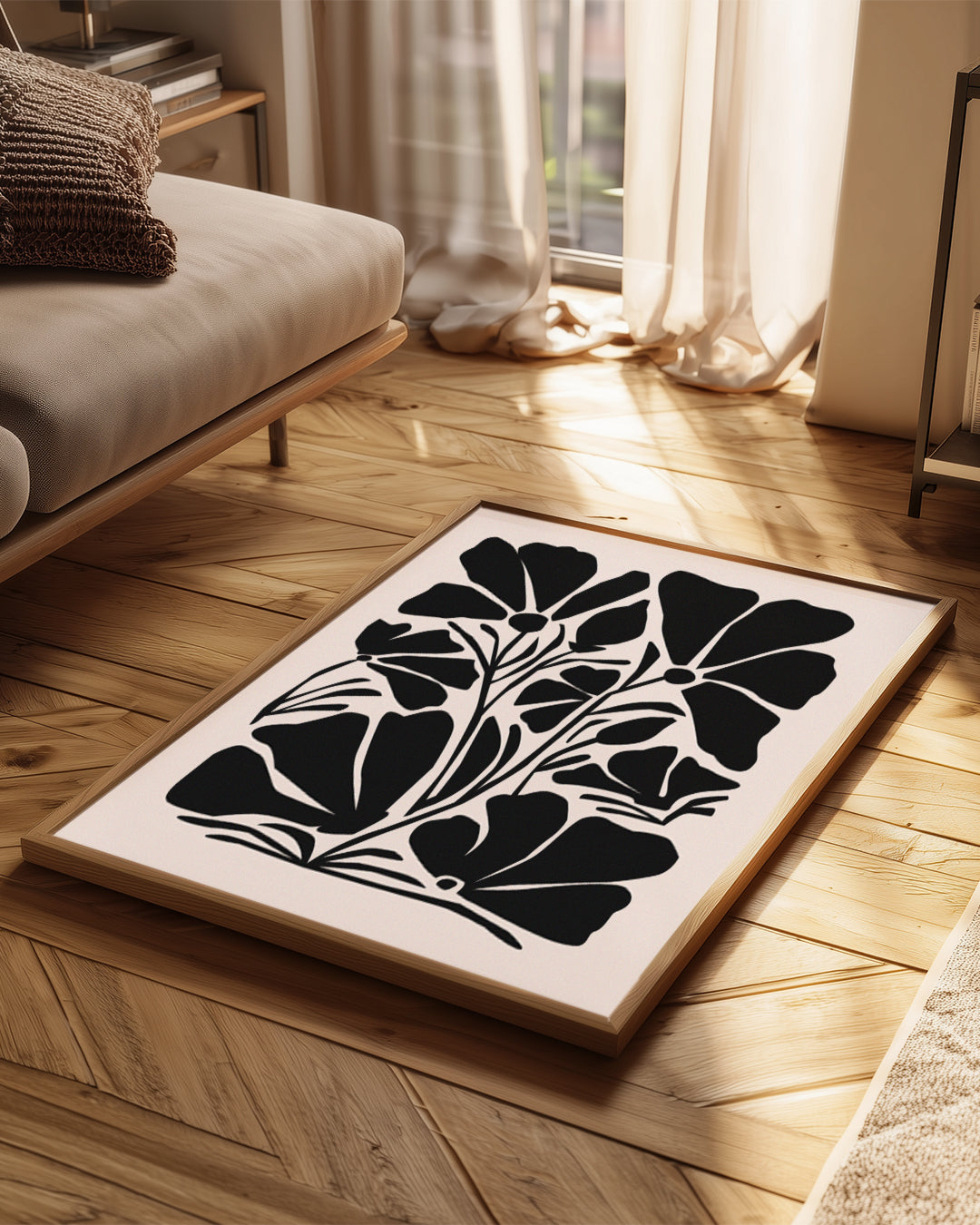 Monochrome Field Poster Tablosu