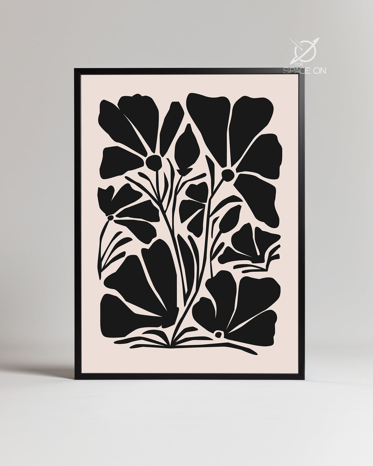 Monochrome Field Poster Tablosu