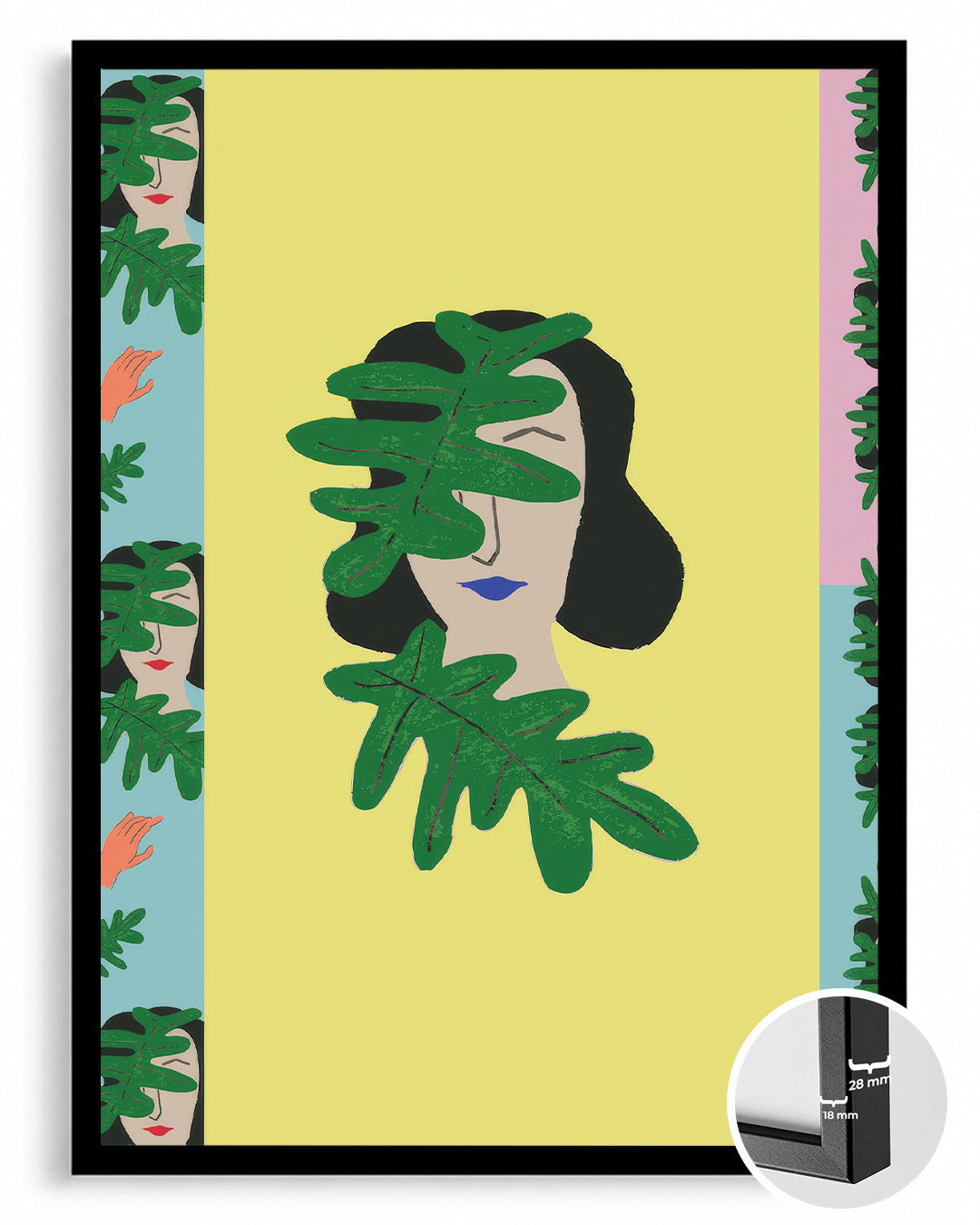 Monstera Hide Poster Tablosu