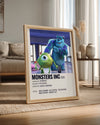 Monsters Inc Poster Tablosu