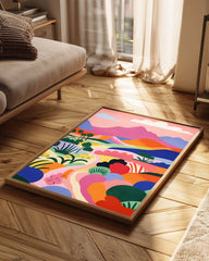 Montagne Vibrante Poster Tablosu