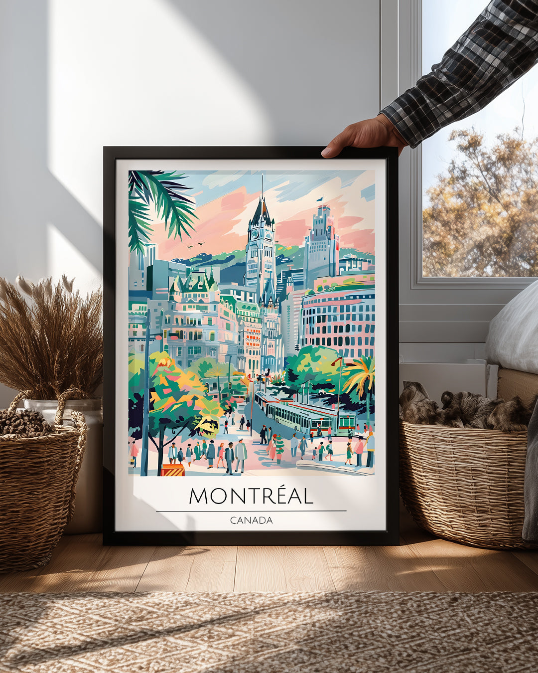 Montreal Kanada Poster Tablosu