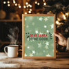 Moose Winter Art Poster Tablosu