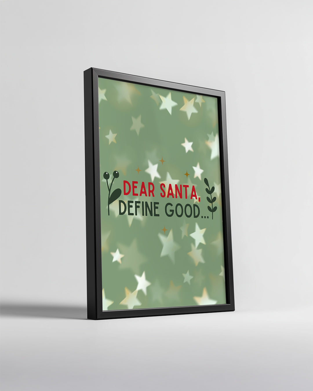 Moose Winter Art Poster Tablosu