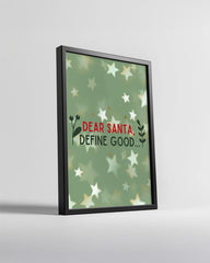 Moose Winter Art Poster Tablosu