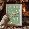 Moose Winter Art Poster Tablosu