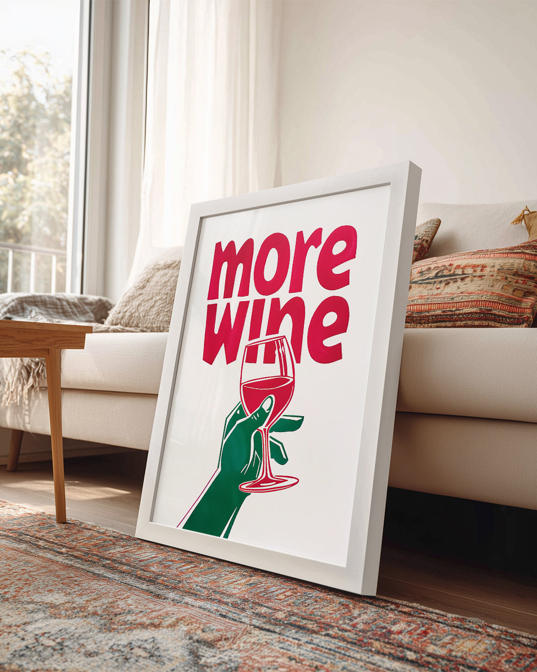 More Wine Poster Tablosu