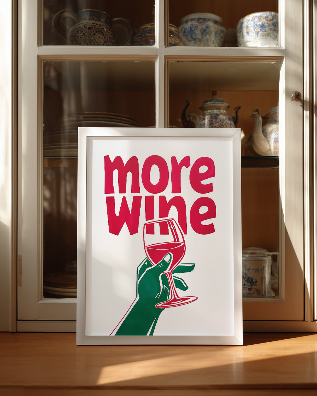 More Wine Poster Tablosu