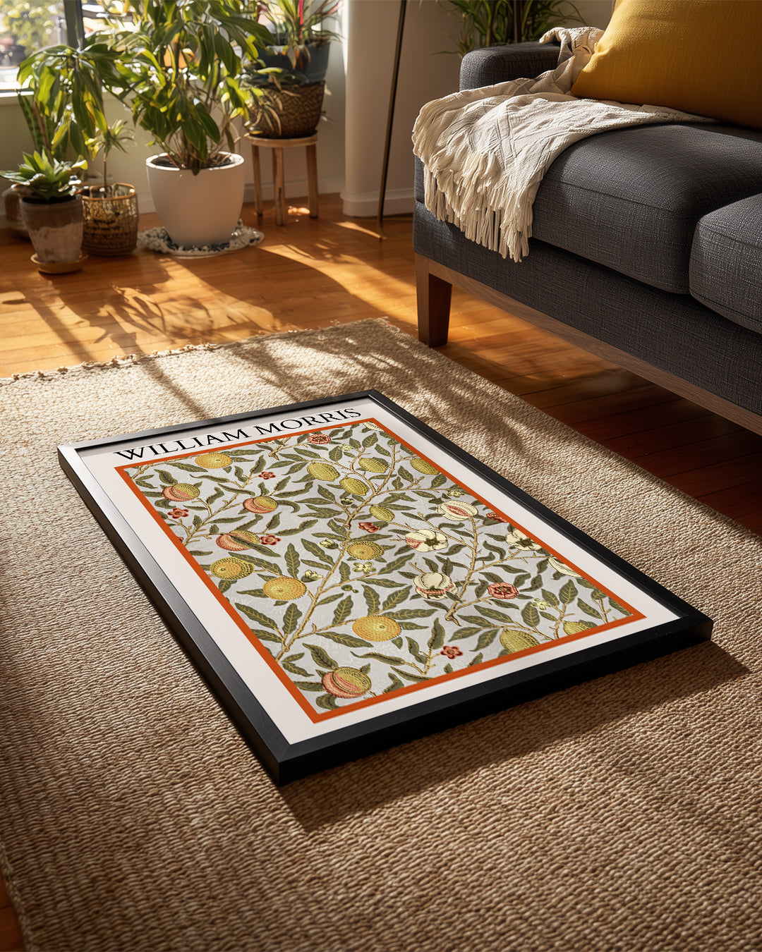 Morris Motifleri - Doğal Desen Bitkileri Poster Tablosu