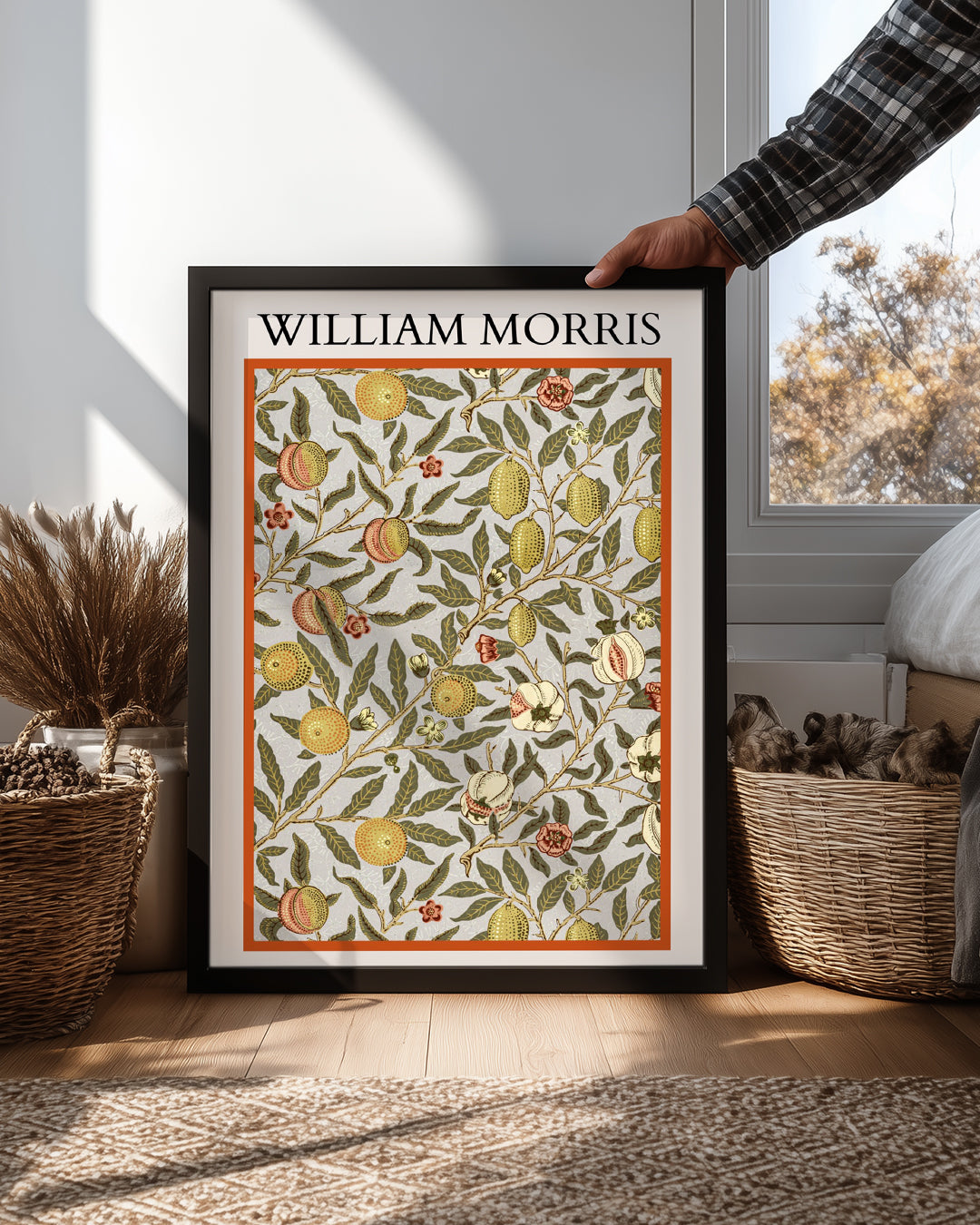 Morris Motifleri - Doğal Desen Bitkileri Poster Tablosu