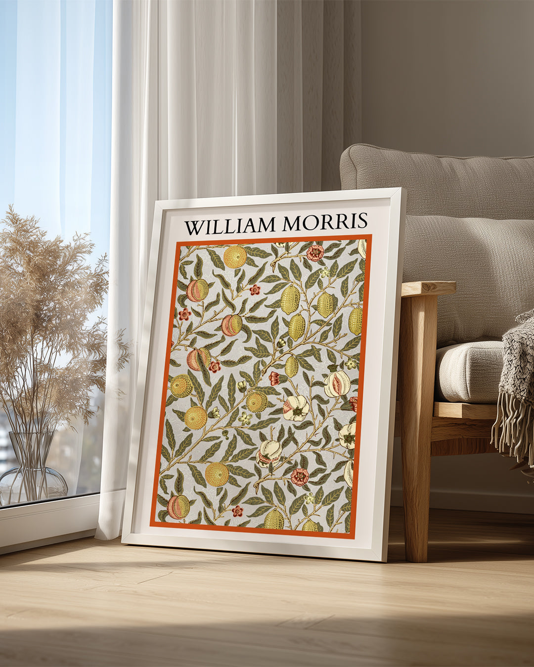 Morris Motifleri - Doğal Desen Bitkileri Poster Tablosu