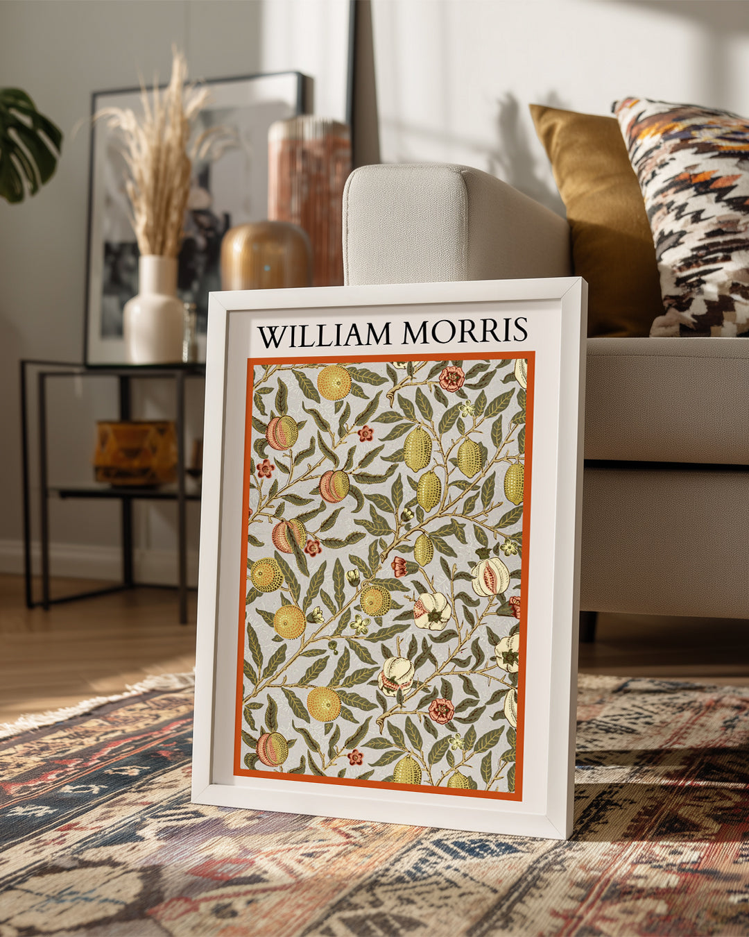 Morris Motifleri - Doğal Desen Bitkileri Poster Tablosu