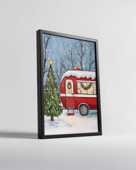 Mother Deer And Fawn Poster Tablosu