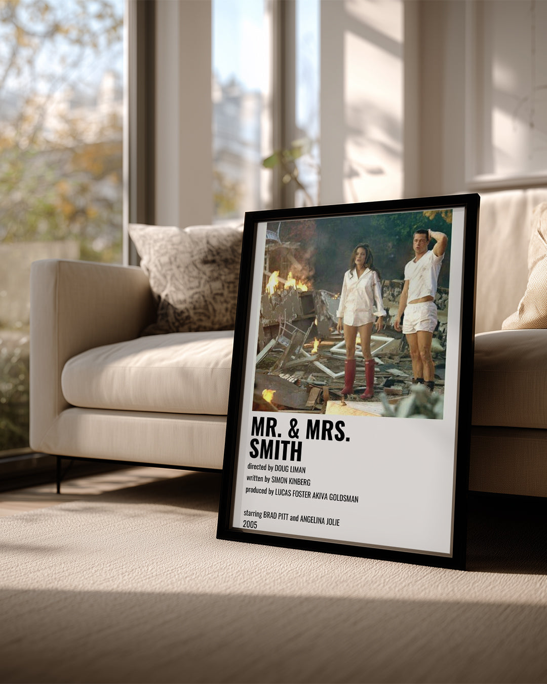Mr Mrs Smith Poster Tablosu