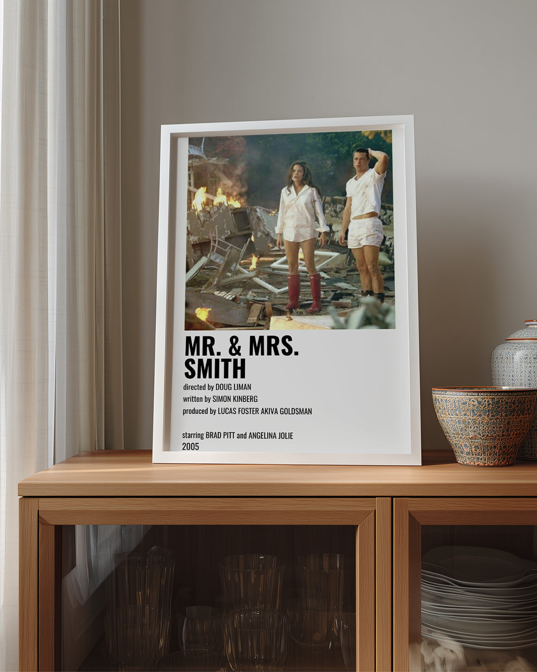 Mr Mrs Smith Poster Tablosu