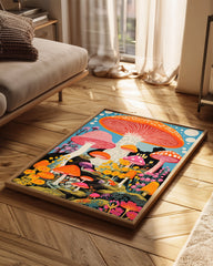 Mushroom Pop Poster Tablosu