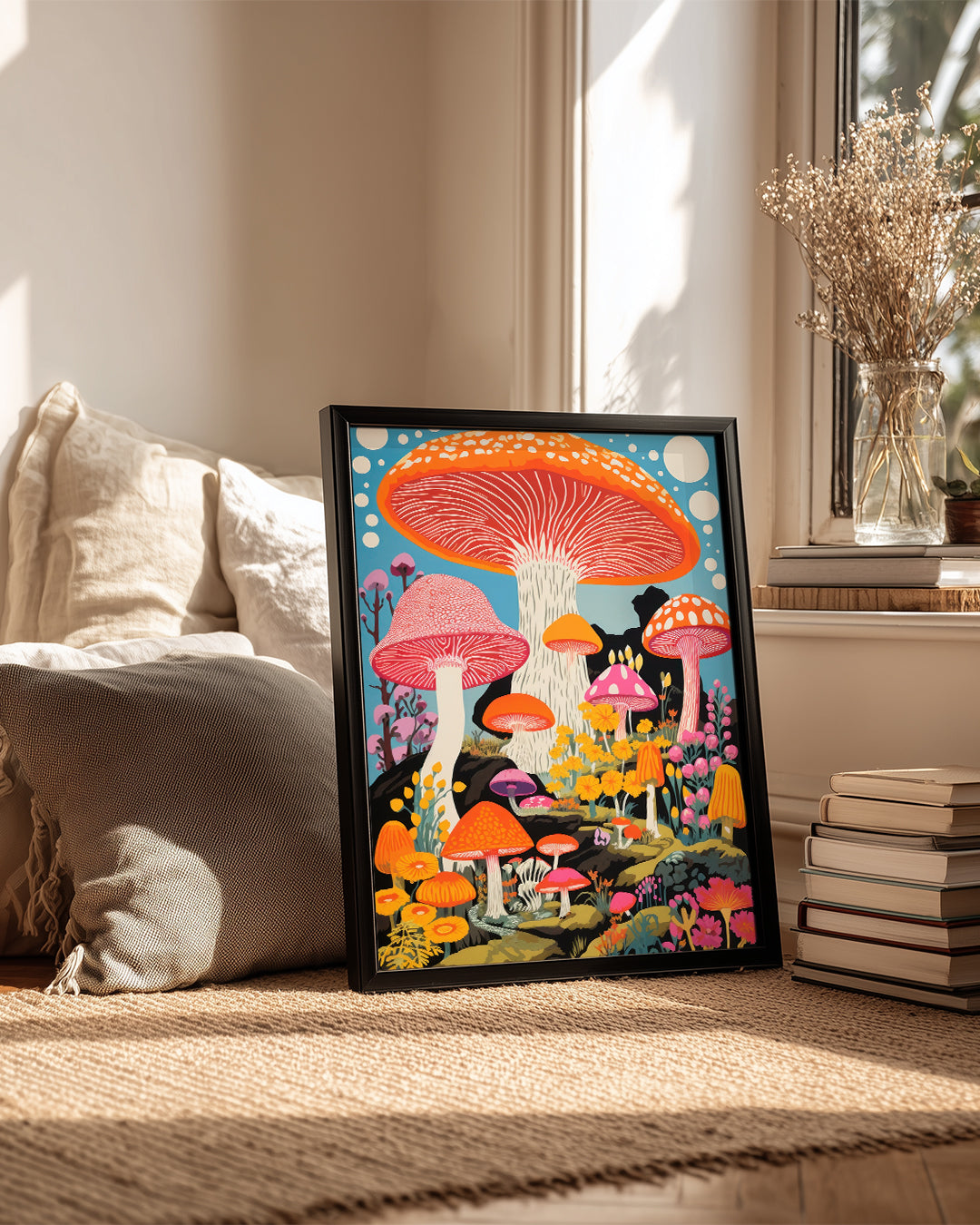 Mushroom Pop Poster Tablosu