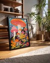 Mushroom Pop Poster Tablosu